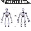 The Wild Robot Plush Toy 13 Inch Robot Stuffed Cute Toy Animal Adjustable Robot Funny Birthday Christmas Gifts Soft Home Decor