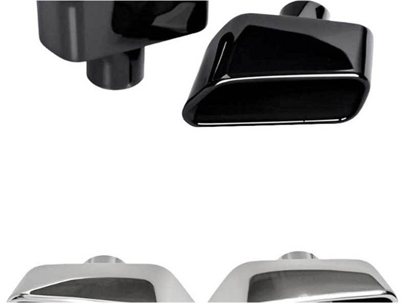 Automobil Edelstahl Schwarz Titan Auspuffrohr Quadratischer Auslass für BMW