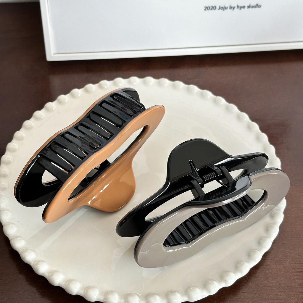 Minimalist Korean Stylish Cloud Hair Clip For High Ponytails And Updos In Various Colors