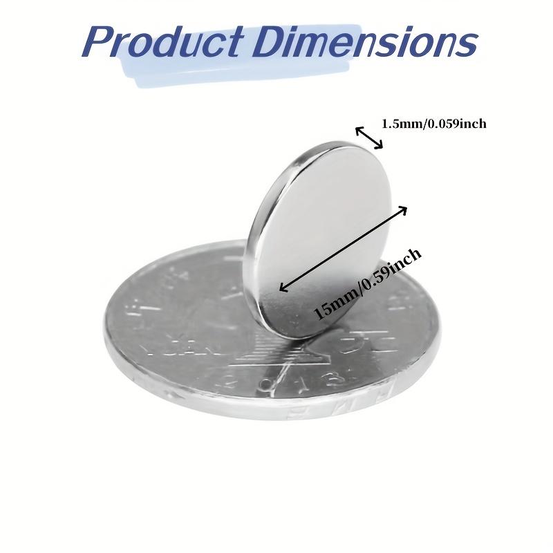 20/50/100 Stück 15x1,5 Runde Magnete 15mmx1,5mm Gute Runde Magnete 15x1,5mm 15*1,5