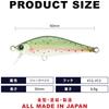Lucky Craft USA Pointer 50SS Mountain Stream Color Fishing Lure Minnow Trout Rainbow Brown Brook Bass Fishing Tackle Rainbow ~Super Sinking~ - (056