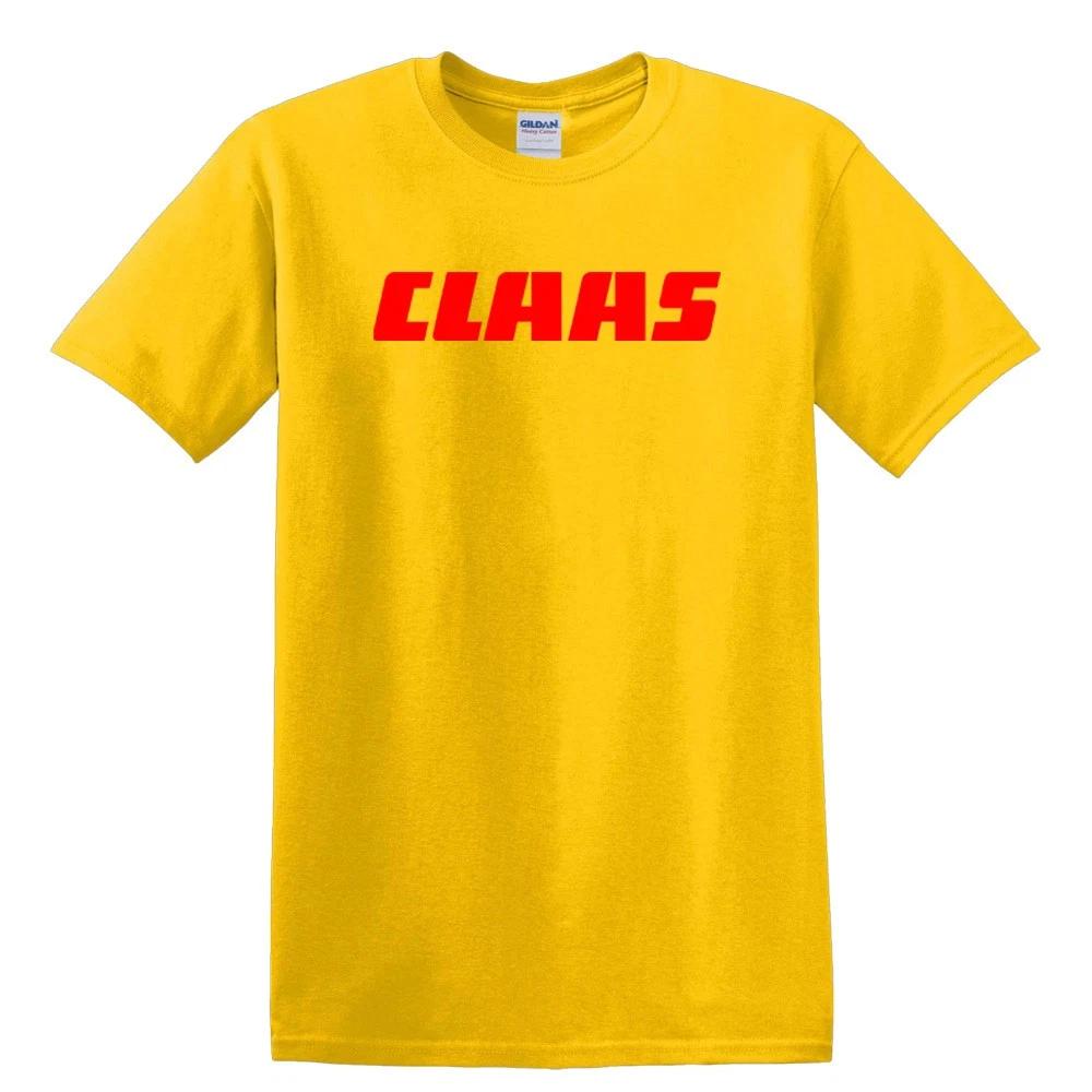 CLAAS Tractor Men s T-Shirt Women s Tee Top Unisex Yellow Size S-5XL 2XL