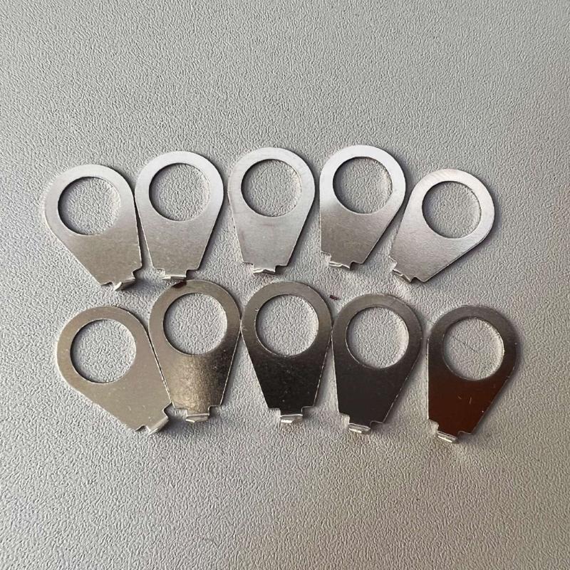 Pack of 10 Metal Electric Guitar Knob Pointer Indicators Guitar Potentiometer Markers for Precise Volumes Tone Control