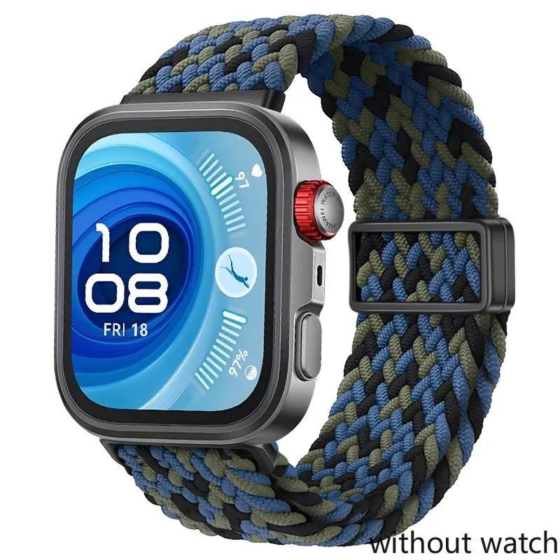 Nylon Magnetic Strap for Huawei Watch Fit 4/3 Braided Breathable for Huawei Watch Fit 4 Pro Sport Bracelet Watchband Accessories