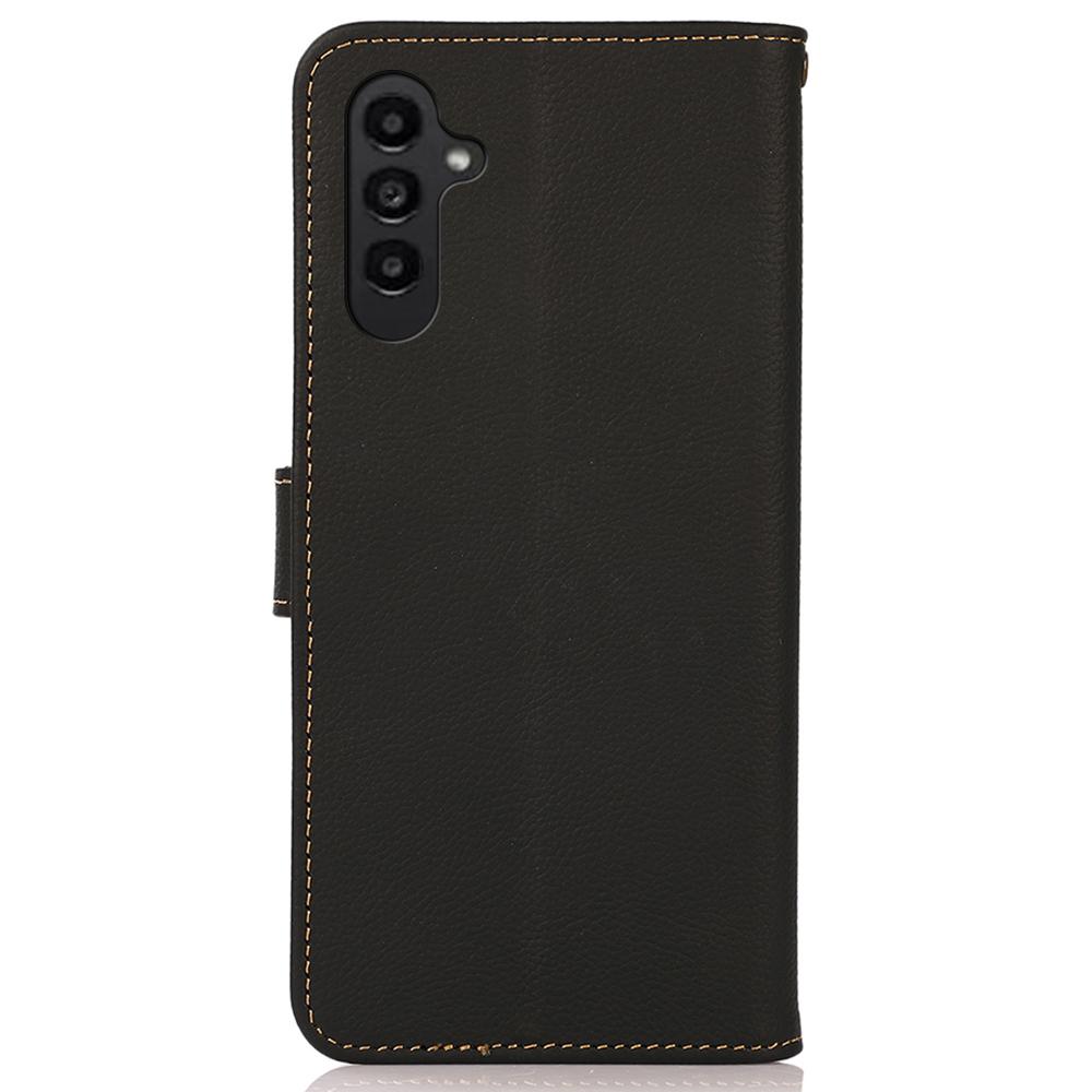 KHAZNEH For Samsung Galaxy S25+/S24+ Case Genuine Cow Leather Cell Phone Wallet Cover