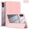 Case for Xiaomi Redmi Pad SE 11 Inch 2023, With Pencil Holder, Trifold Stand Clear PC Back Case, With Auto Sleep/Wake