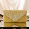 Large Capacity Women Evening Handbag Chain Wedding Clutch Lightweight Crossbody Bag  Dinner