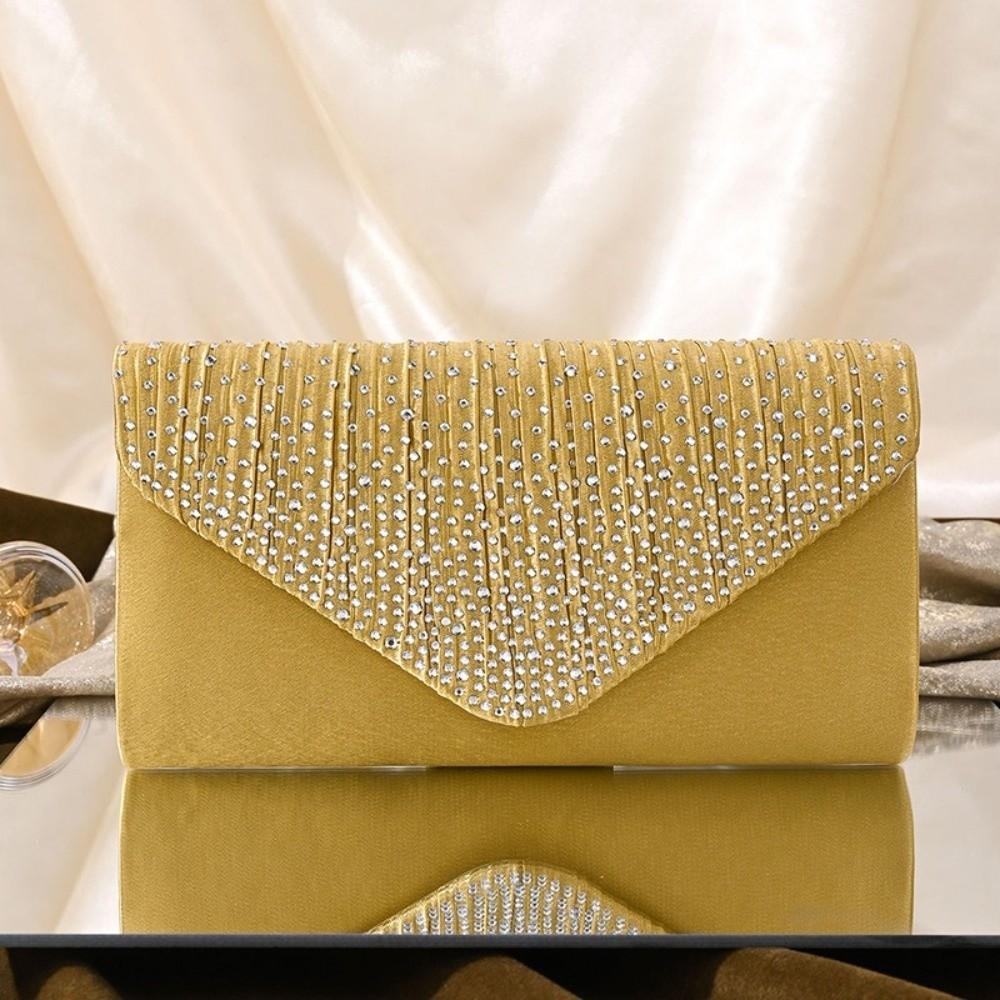 Large Capacity Women Evening Handbag Chain Wedding Clutch Lightweight Crossbody Bag Dinner
