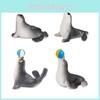 Adorable Resin Sea Lion Figurines Ocean Beach Diy Decoration Cute Miniature Desktop Ornaments
