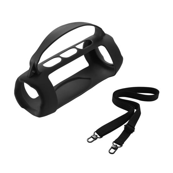Silikonový kryt reproduktoru Nárazuvzdorné Jednoduchá instalace Cestovní pouzdro s ramenním popruhem pro JBL Charge 5