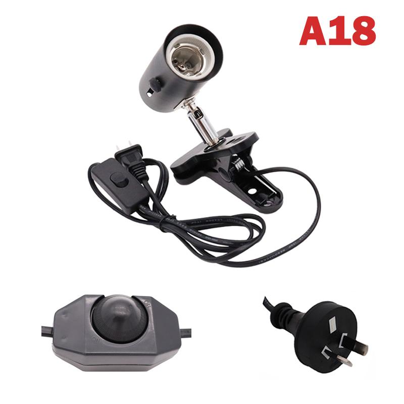 Uva+Uvb Reptile Lamp Kit Clip-On Ceramic Light Holder Turtle Basking Uv Heating