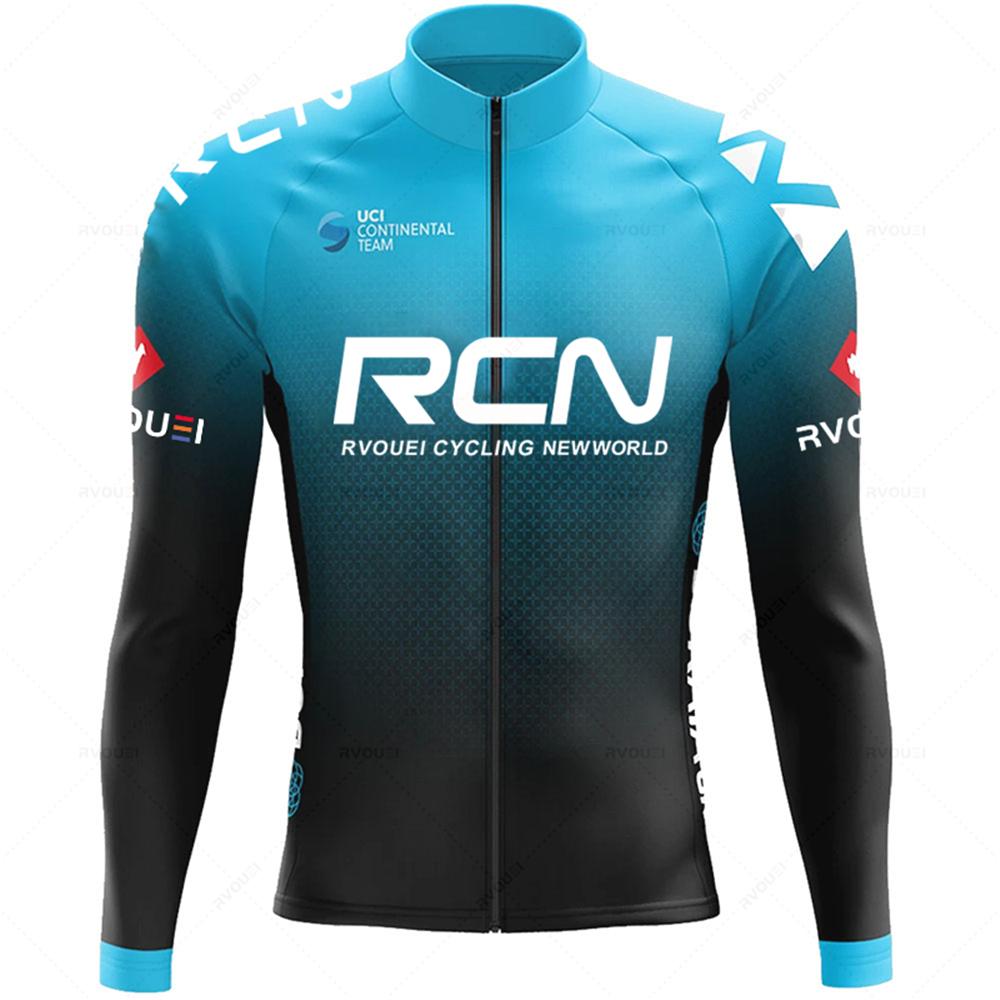 2025 Rcn Autumn Cycling Jersey Set Bicycle Sportwear Suit MTB Uniform Ropa Ciclismo Road Bike Clothing Bicicleta Long Bib Pants