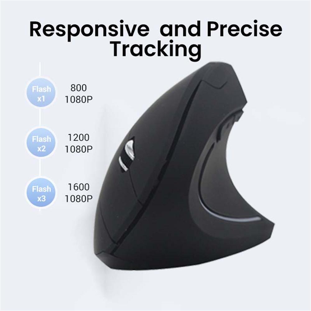 Vertical Gaming Mouse Ergonomic 2.4G Wireless Optical with Buttons For Laptop PC Computer Desktop Acceessories In Offices