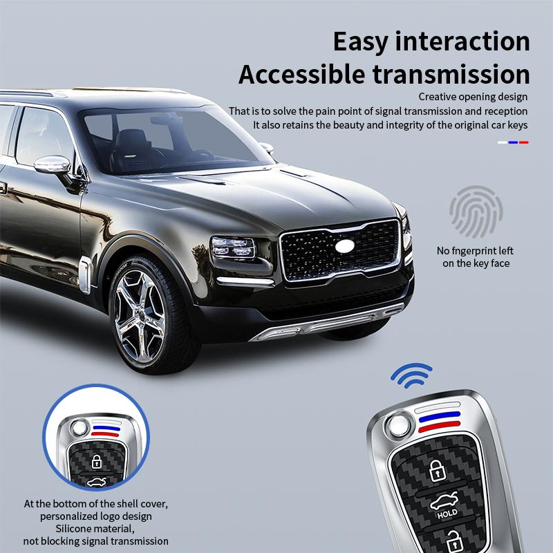 Car Key Case For Kia Sportage Rio 3 Soul Optima Ceed Pro K5 K2 Pride for Hyundai I20 I30 Ix20 Ix35 Elantra Accent Shell Cover