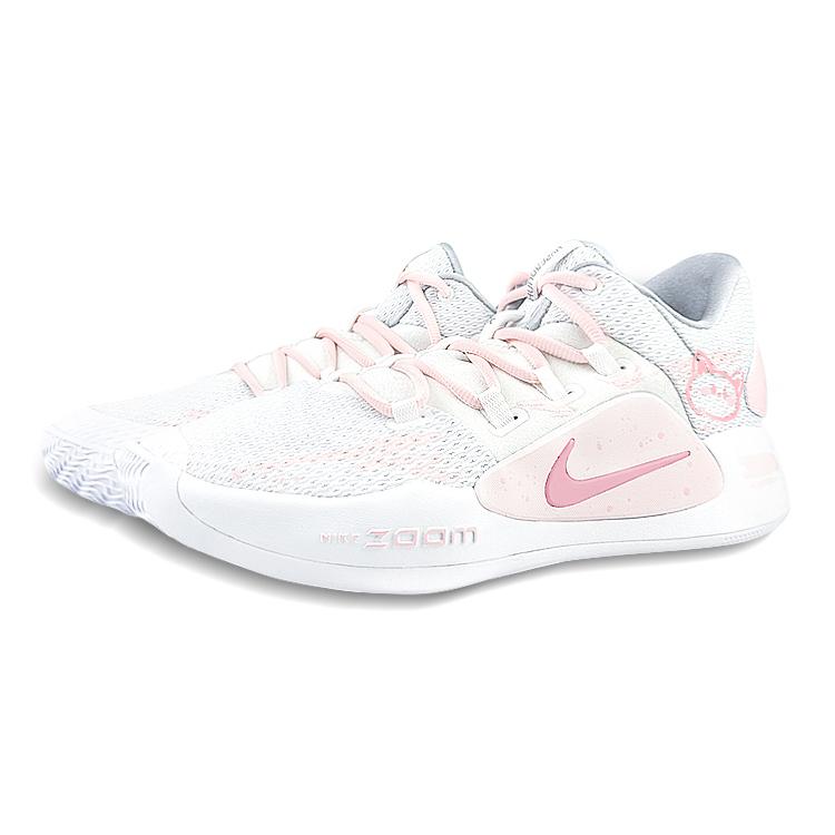 Nike Hyperdunk X Slip Resistant, Abrasion Resistant, Breathable, Lightweight Low top Basketball Shoes Men's Pink White AR0465-100(Team40-SBOX)