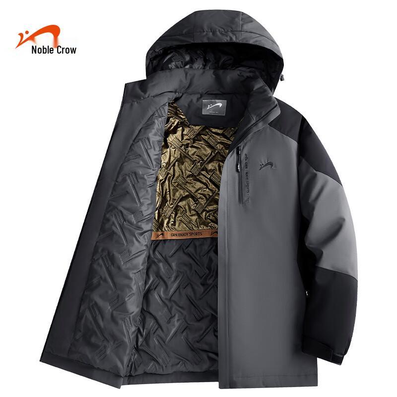 

Guirenniao Unisex Hooded Padded Jacket 3XL