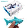 Tipmant Cute RC Shark Mini Radio Control Fish Boat Submersible Electric Animal Toy Pool Aquarium Kids Birthday Gift (Blue)