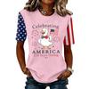 Womens Spring Tops Summer Shirts for Women Womens Summer Shirts Dressy Tops for Women Casual Printed Short Sleeve Tee
