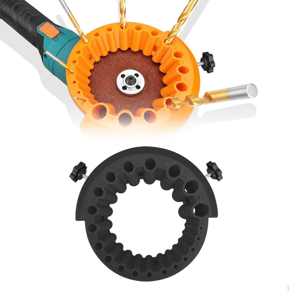 Bohrer Schärfwerkzeug Bit Schleifhalter Einfach zu Installieren Zubehör Robust Multifunktional Tragbar für