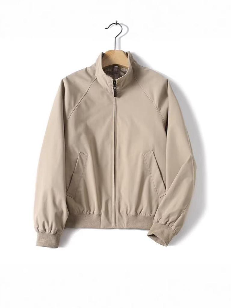 2026 Spring Men's & Women's Harrington Stand Collar Long Sleeve Zipper Jacket