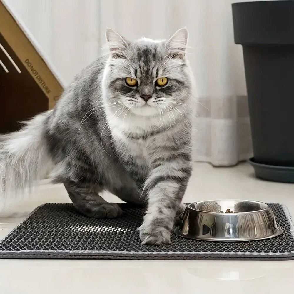 Waterproof Double Layer Cat Litter Pad EVA Kitten Dog Mat Sand Basin Filter Mat  Pet Accessories