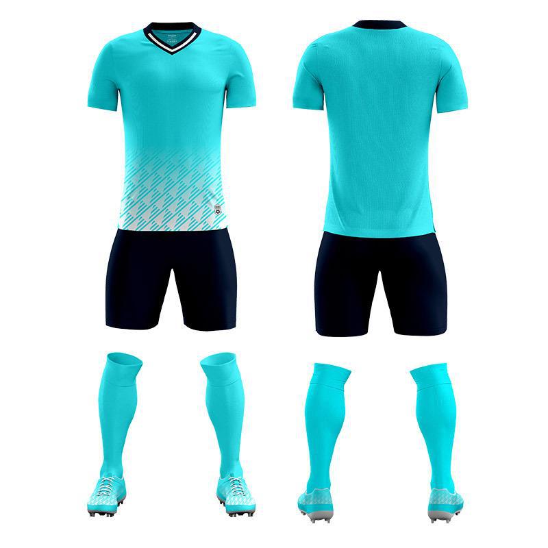 Children'S Football Uniform Set, Male And Female Adult Sports Training Clothing, Short Sleeve Middle Football Uniform