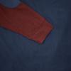 Men's Corduroy Color Block Stand Collar Hoodie - Casual Long Sleeve Top for Spring and Autumn