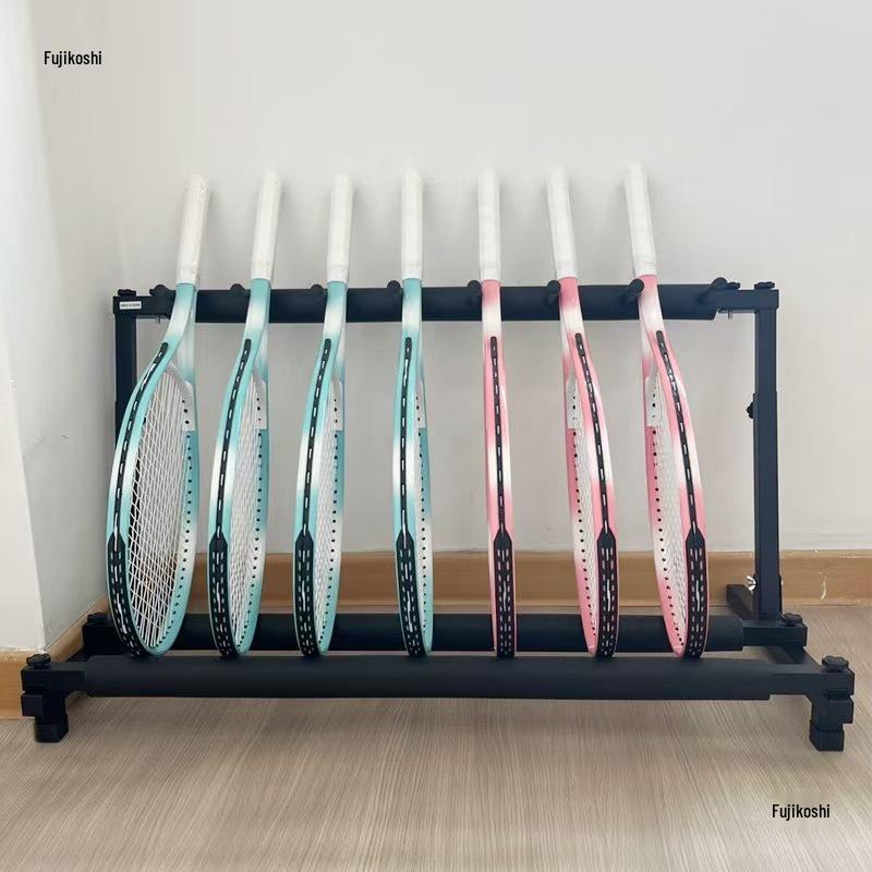 Wall-Mounted Racket Display: Badminton and Tennis Storage Hook