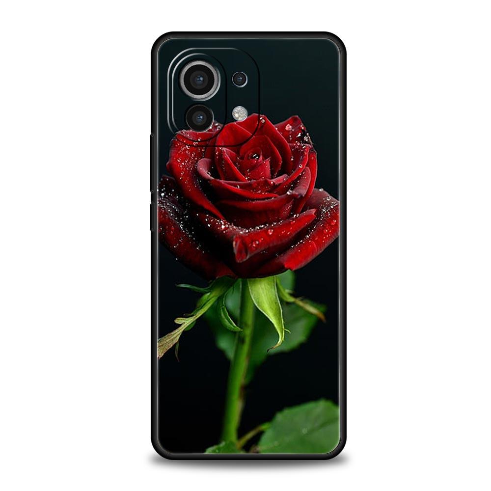 Beautiful Red Rose Flowers Phone Case For Xiaomi 14 13T 12T Pro 12 13 11 Ultra Mi Note 10 Lite 10T 5G 11X Pro 11T 11i 9T Cover
