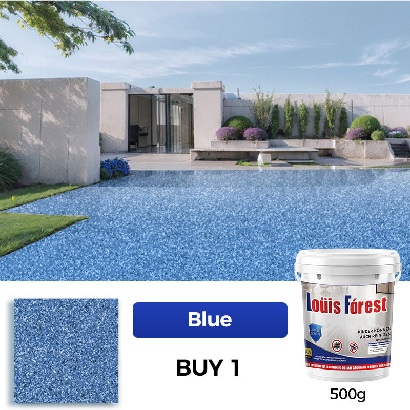 High-Gloss Marble Effect Epoxy Floor Coating Marble Garage Paint Waterproof Floor Paint Waterproof Water-Based Epoxy Coating