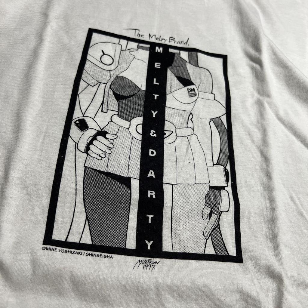 [USED] Rare 90s Yoshizaki Mine THE MELTY BRAND T-shirt Deadstock