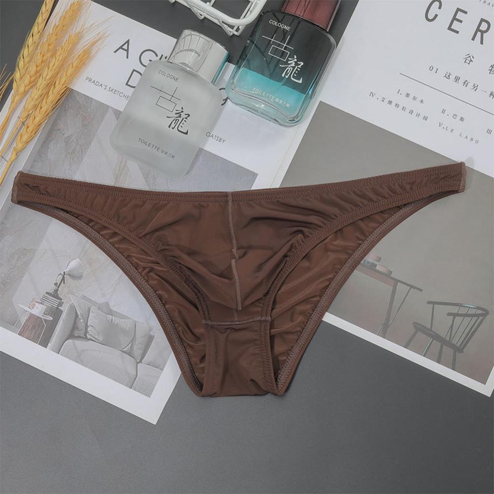 Men\'s Brief Male Underwear Mens Panties Milk Silk