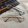 1.0 To 4.0 Presbyopia Glasses Photochromic Double Beam Metal Frame Can Be Used As Sunglasses