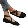 Elastic casual single shoes Shoes Shallow mouth flat bottom Large size casual single shoes