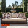 2D Cute Dressed Rabbits Pillow Covers For Home Pattern Cushion Cover Suitable For Sofa Bedroom Car Pillow Cover