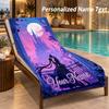 Sailor Moon Custom Name Beach Towel Large Soft Towel for Indoor Bathroom Outdoor Beach