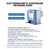 Metering Dosing Pump 1-7bar Micro-acid Electromagnetic Diaphragm Pump Water Treatment Liquid Micro-acid Chemical Chlorine
