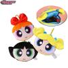 10cm and 13cm Plush Purses Powerpuff Girls Small Hanging Bag Cute Cartoon Girls Carrying Coin Bag Earphone Storage