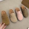Women's 4.5cm Birkenstock Spring 2025 Closed-Toe Thick-Soled Mule Sandals Suitable for Outdoor and Leisure Activities