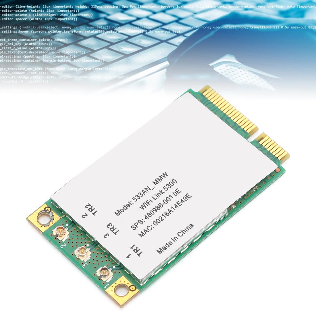 Wireless Network Card 750M 2.4G 5G Dual Band Mini PCIE Notebook Supplies SPS 480986 5300AGN