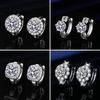 2026 Inlaid Zircon Earrings Women's Fashion Temperament Zircon Ear Buckles Earrings Ear Jewelry