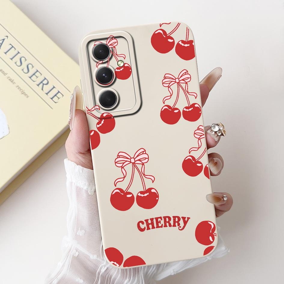 Case For Samsung Galaxy A53 A54 A55 5G Cover SM-A536B SM-A546V SM-A556B Shockproof Funda Fashion Flower Soft Silicone Matte Etui