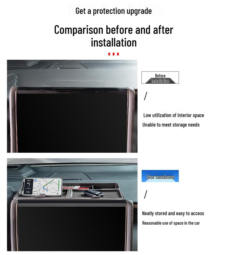 Silicone Storage Mat for 40 Series Alphard/Vellfire Rear Screen