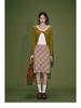 Retro Colorful High-Waist Plaid Midi Skirt for Women - Spring/Fall/Winter 2026 Fashion, Slimming & Hip Covering Design