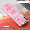 K600 Gaming Mechanical Keyboard with Illumination and Two-Tone Design - Computer Accessories