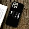 Coque de téléphone pour rappeur JuL pour iPhone 17,16,15,14,13,12,11 Plus,Pro Max,XS,Housse colorée Argent Noir