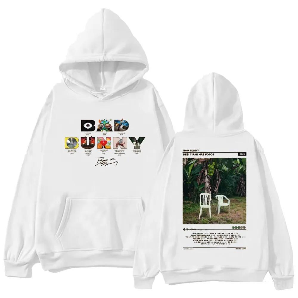 2025 Bad Bunny Neues Album Nadie Sabe Lo Que Va A Pasar Mañana Grafik-Hoodies Mode Hip-hop Harajuku Streetwear Unisex Hoodie
