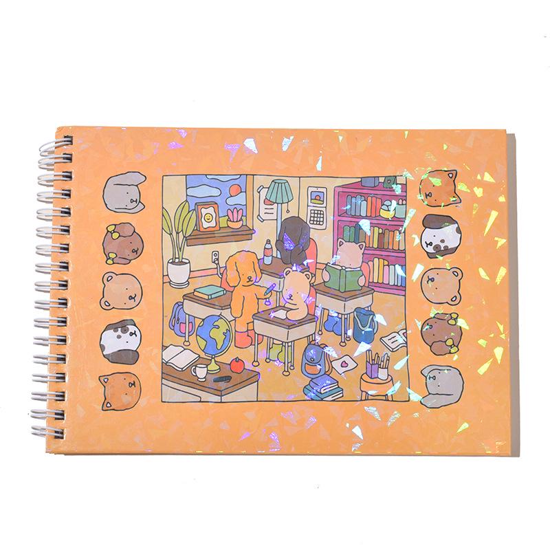In Stock: Bobby Goodz Children’s 48-Page Doodle and Educational Coloring Hardcover Book.
