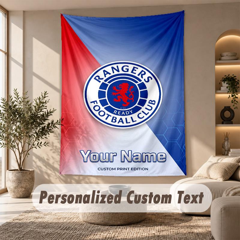 Tapestry Custom Name Text, Wall Hanging Tapestry Home Room DecorRangers FC