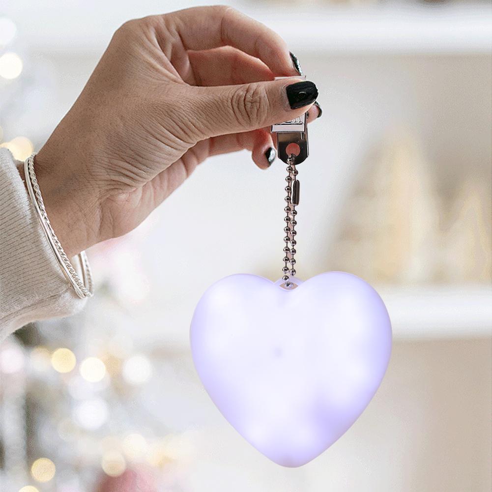 1/2/3Pcs Heart Shape Mini LED Bag Light with Automatic Sensor Bag Hanging Night Light Handbag Touch Lamp Bag Accessories